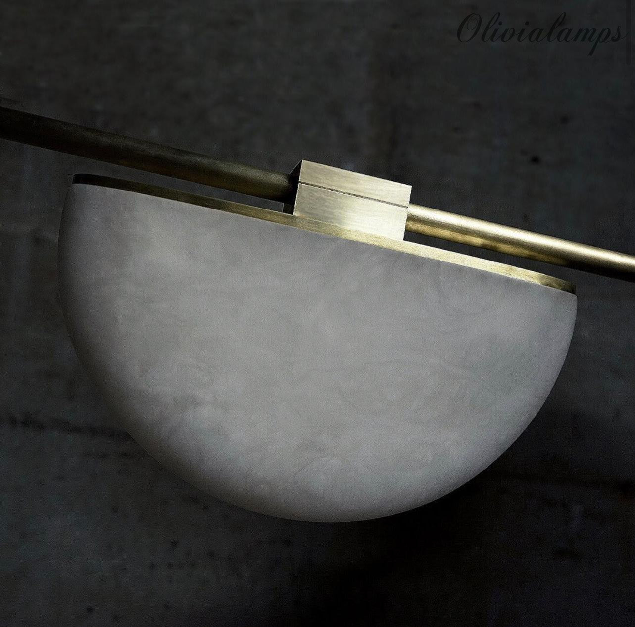 Elliot Alabaster Chandelier, Artistic Modern Chandelier for Bar Area - GILDLAMPS
