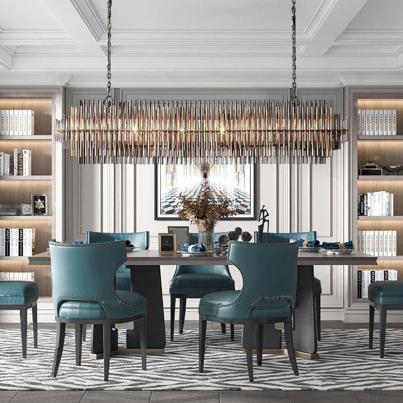 Emila Rectangular Chandelier - GILDLAMPS
