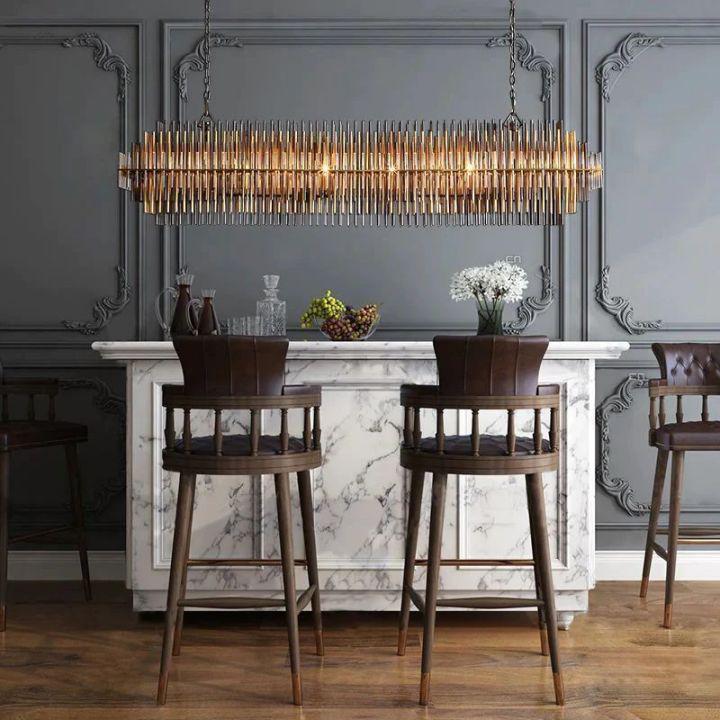 Emila Rectangular Chandelier - GILDLAMPS