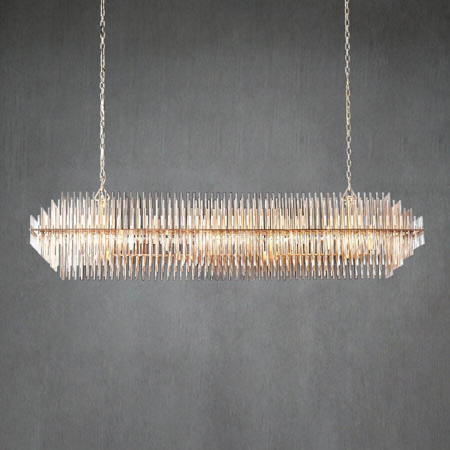 Emila Rectangular Chandelier - GILDLAMPS