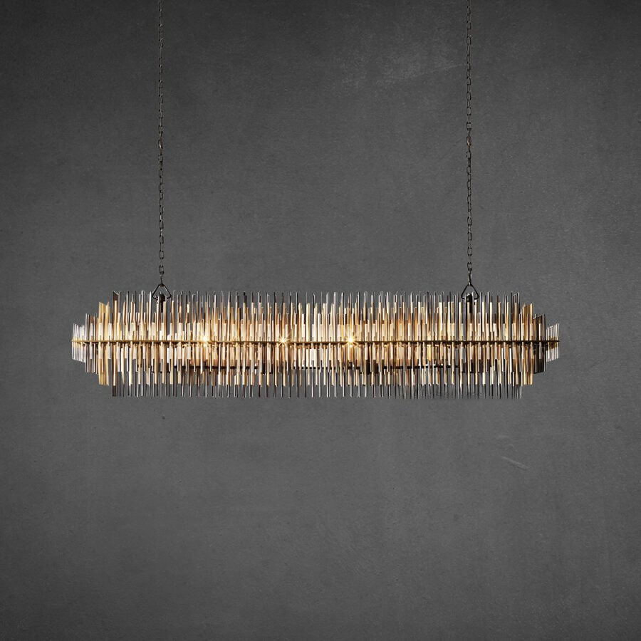Emila Rectangular Chandelier - GILDLAMPS