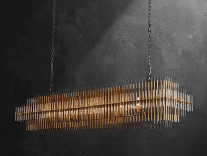 Emily Rectangular Chandelier - GILDLAMPS