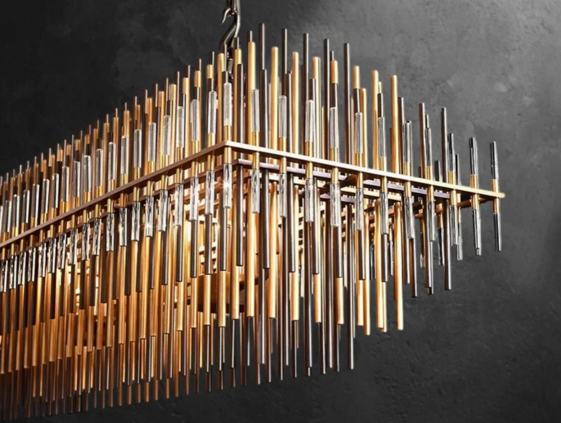 Emily Rectangular Chandelier - GILDLAMPS