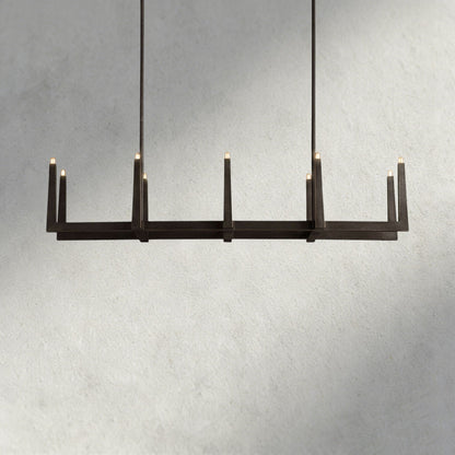 Emmet Linear Chandelier - GILDLAMPS