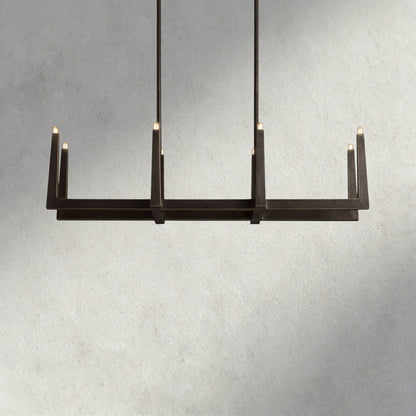Emmet Linear Chandelier - GILDLAMPS