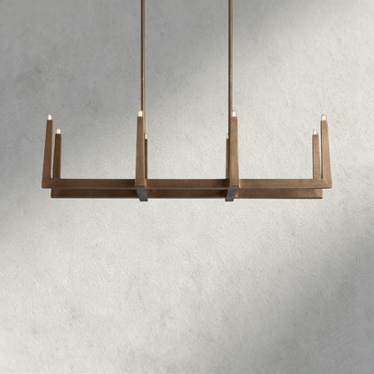 Emmet Linear Chandelier - GILDLAMPS