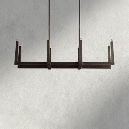 Emmet Linear Chandelier - GILDLAMPS