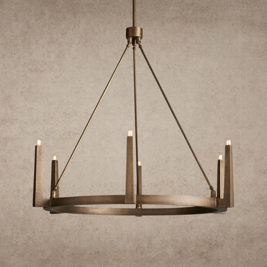 Emmet Round Chandelier 42 inch, 54 inch - GILDLAMPS