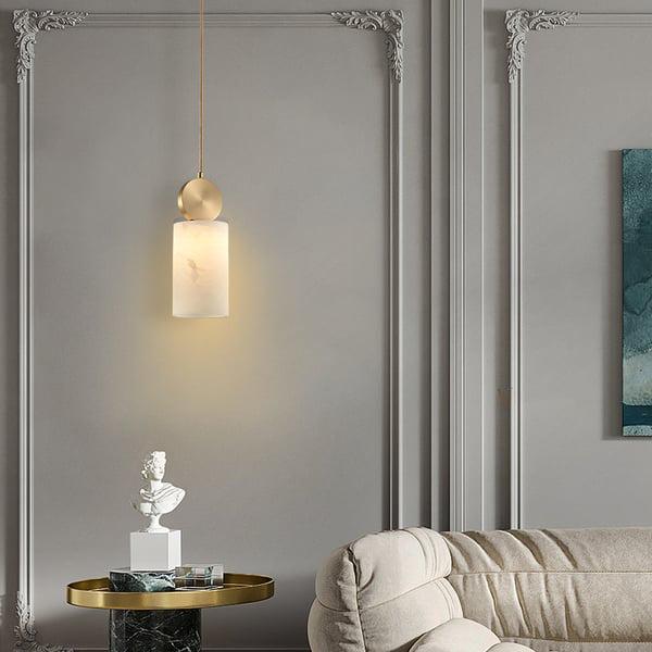 Etruscan alabaster Pendant Light - GILDLAMPS