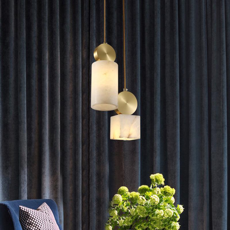 Etruscan alabaster Pendant Light - GILDLAMPS