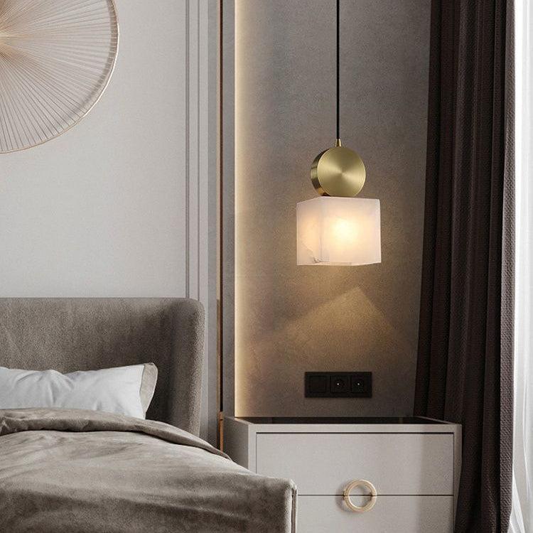 Etruscan alabaster Pendant Light - GILDLAMPS