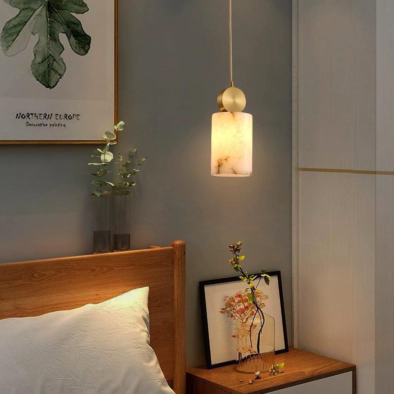 Etruscan alabaster Pendant Light - GILDLAMPS