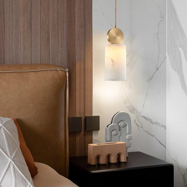 Etruscan alabaster Pendant Light - GILDLAMPS