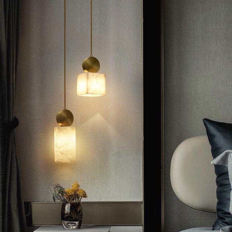 Etruscan alabaster Pendant Light - GILDLAMPS