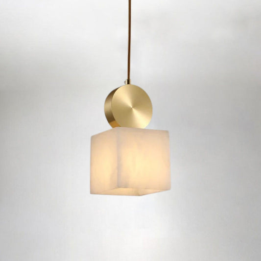Etruscan - Inspired Alabaster Pendant Light – Handcrafted Stone Elegance - GILDLAMPS