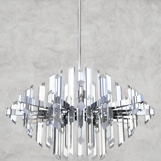 Facets 1-Light Kitchen Island LED Chandelier