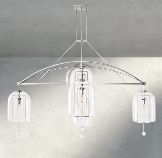 Falcin Grand Linear Chandelier 61", 73", 85" - GILDLAMPS
