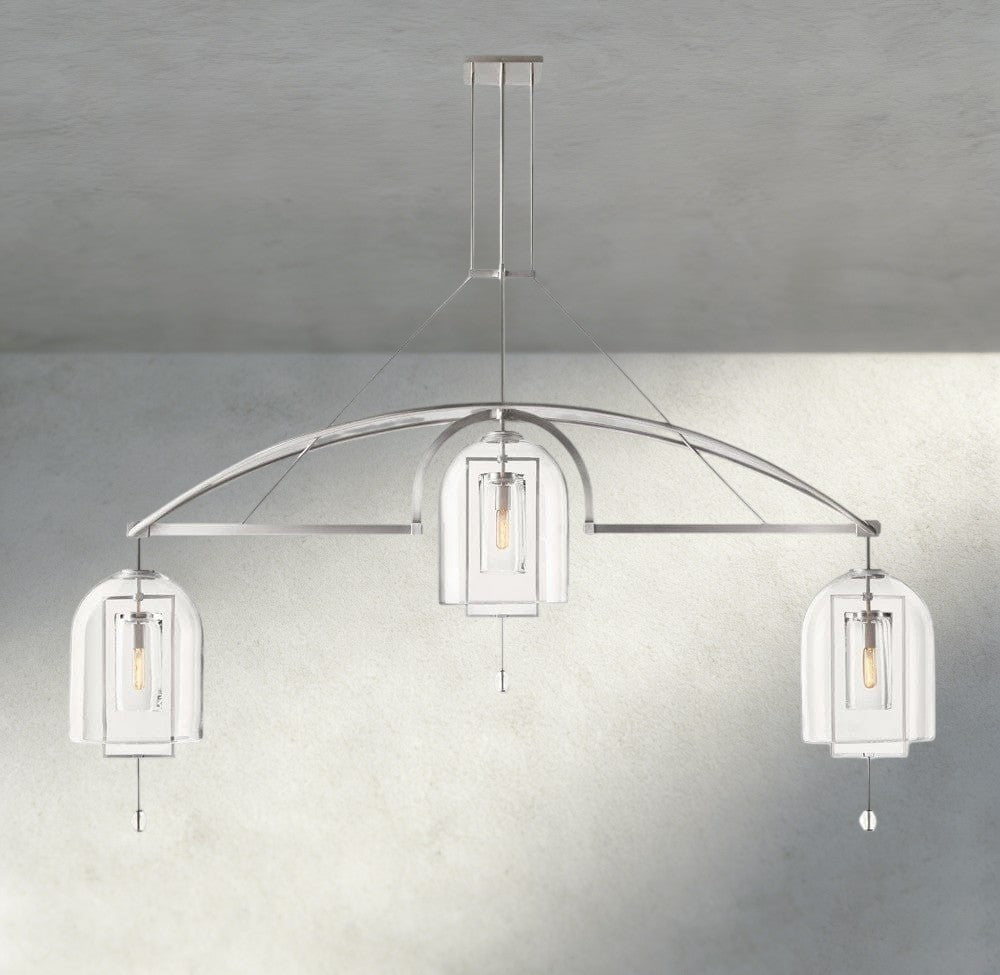 Falcin Grand Linear Chandelier 61", 73", 85" - GILDLAMPS