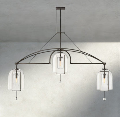 Falcin Grand Linear Chandelier 61", 73", 85" - GILDLAMPS