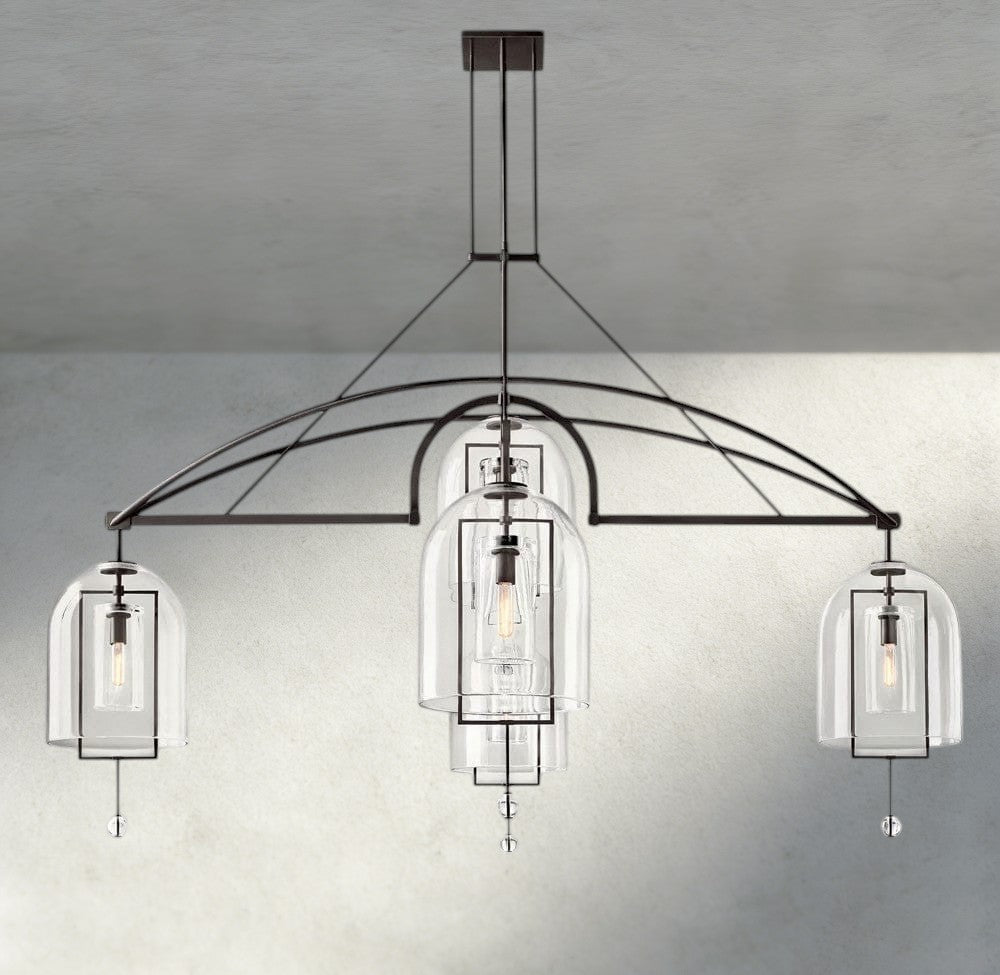 Falcin Grand Linear Chandelier 61", 73", 85" - GILDLAMPS