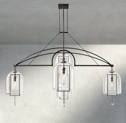 Falcin Grand Linear Chandelier 61", 73", 85" - GILDLAMPS