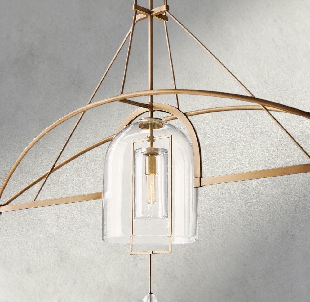 Falcin Grand Linear Chandelier 61", 73", 85" - GILDLAMPS