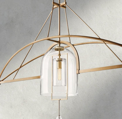 Falcin Grand Linear Chandelier 61", 73", 85" - GILDLAMPS