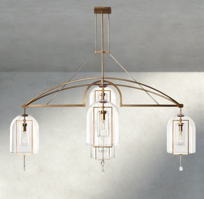 Falcin Grand Linear Chandelier 61", 73", 85" - GILDLAMPS