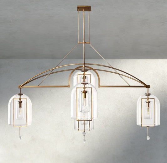Falcin Grand Linear Chandelier 61", 73", 85" - GILDLAMPS
