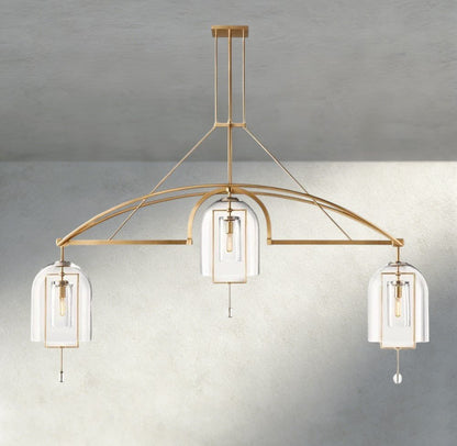 Falcin Grand Linear Chandelier 61", 73", 85" - GILDLAMPS