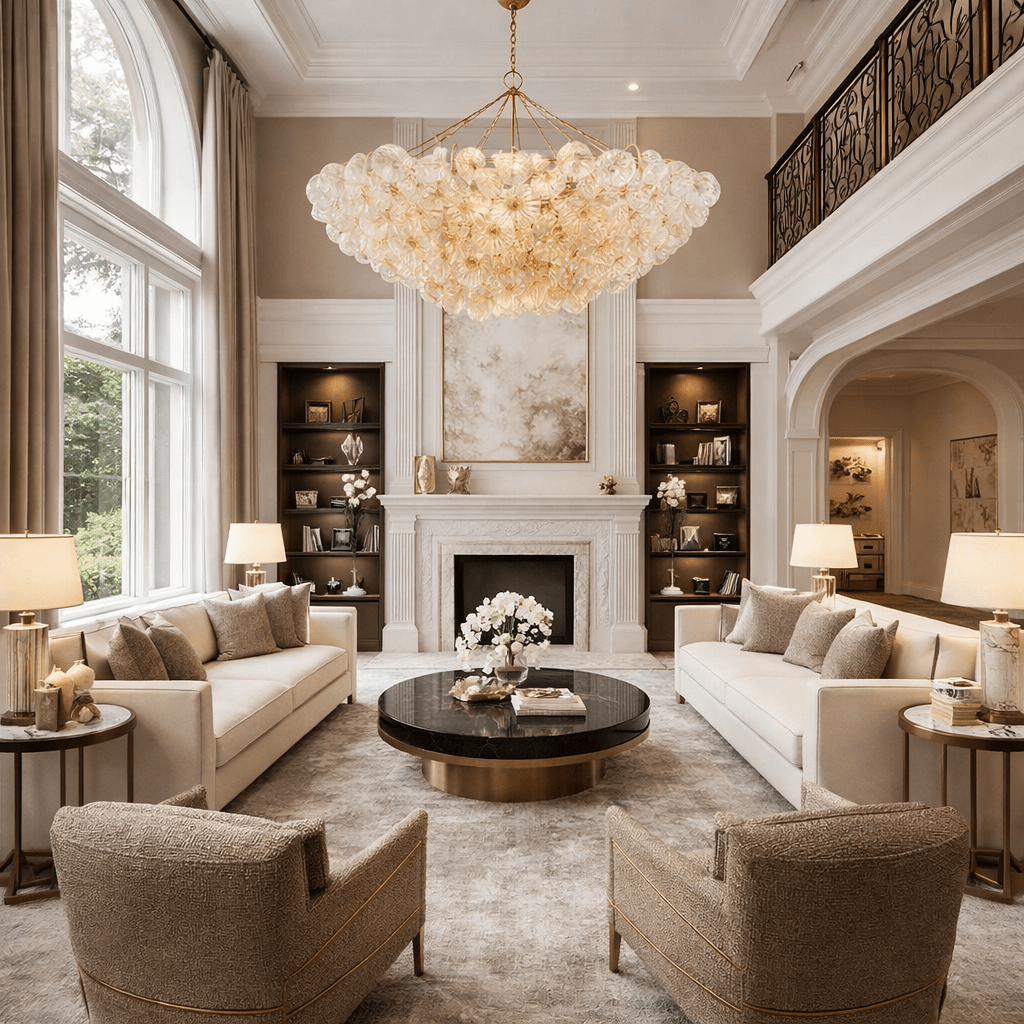 Falia Round Chandelier - GILDLAMPS