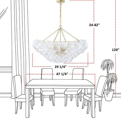 Falia Round Chandelier - GILDLAMPS