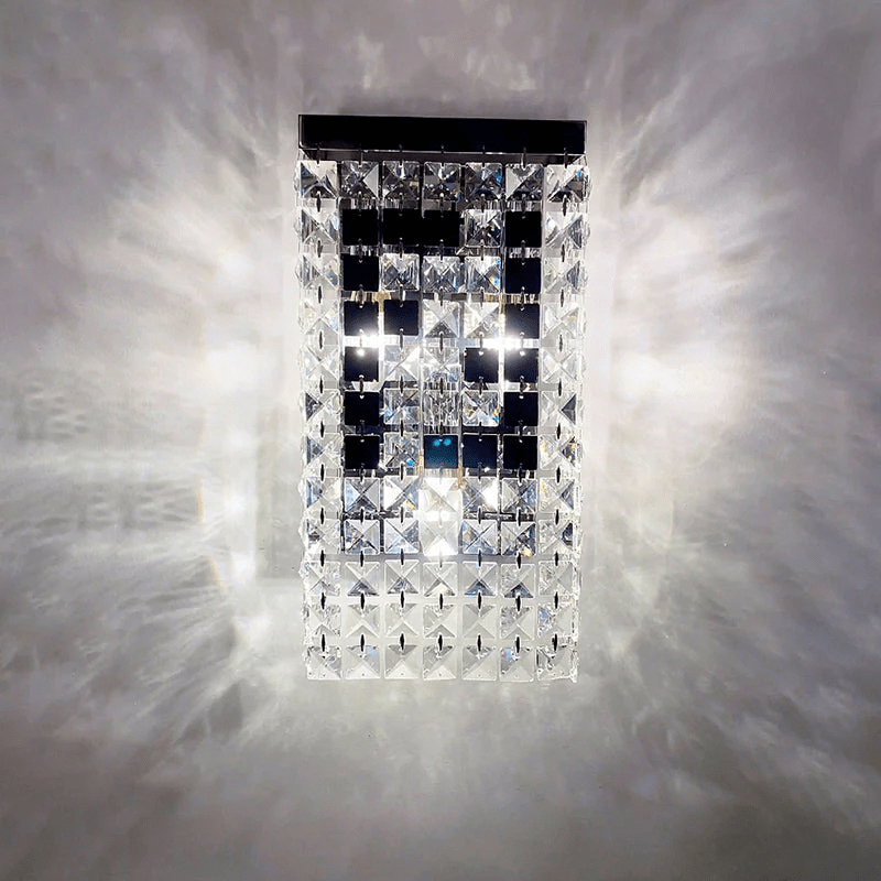 Fendi Modern Crystal Wall Sconce, Wall Light For Bedroom - GILDLAMPS