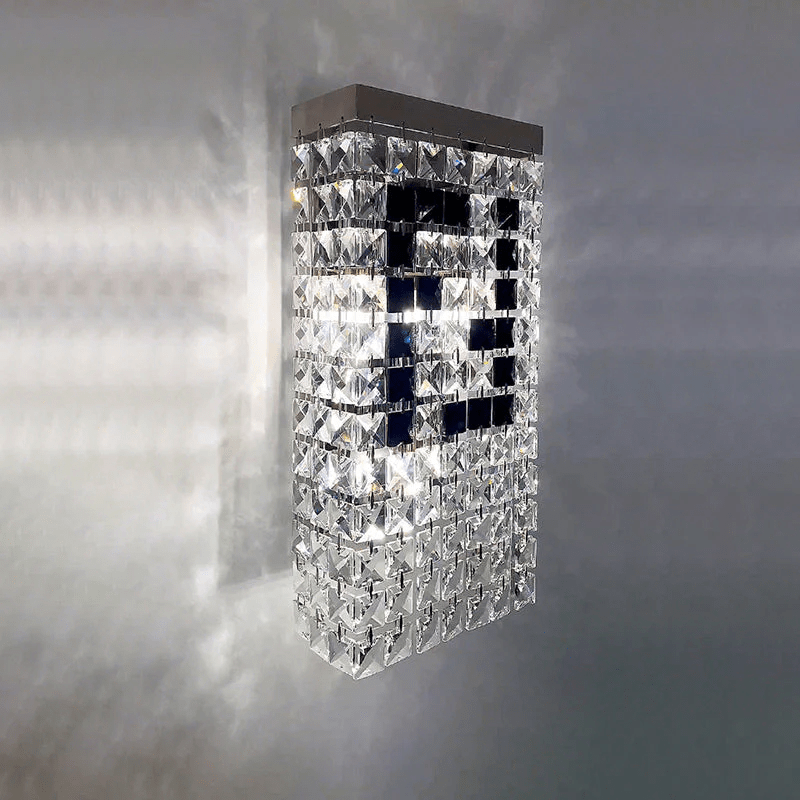 Fendi Modern Crystal Wall Sconce, Wall Light For Bedroom - GILDLAMPS