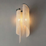 Fiona Aluminum Chain Tassel Wall Sconce - GILDLAMPS