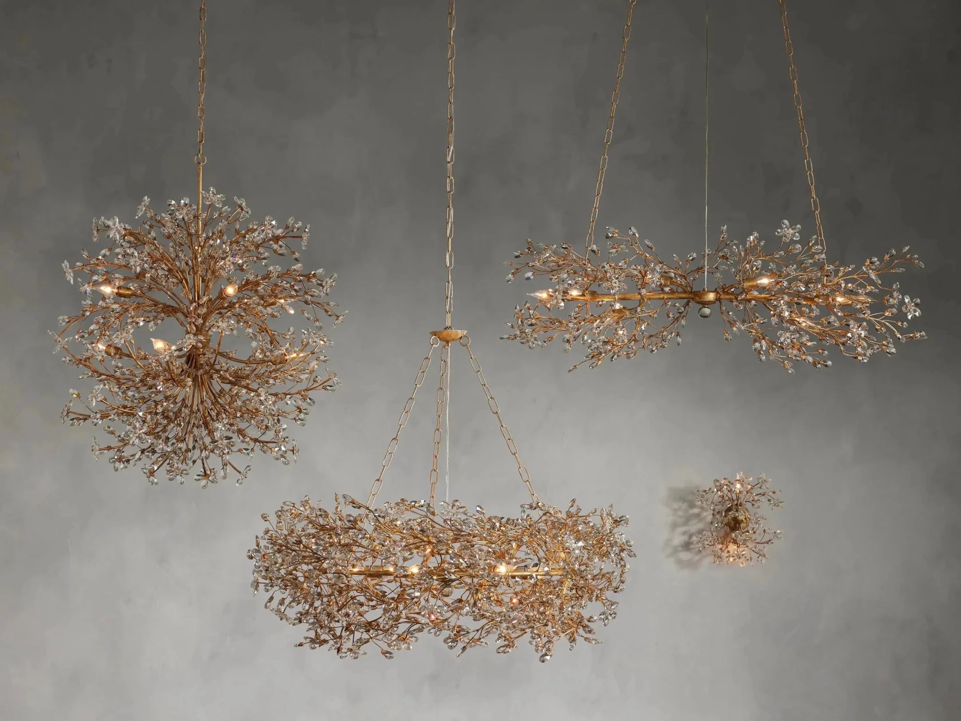 Fiore 2-Light Wall Sconce - GILDLAMPS