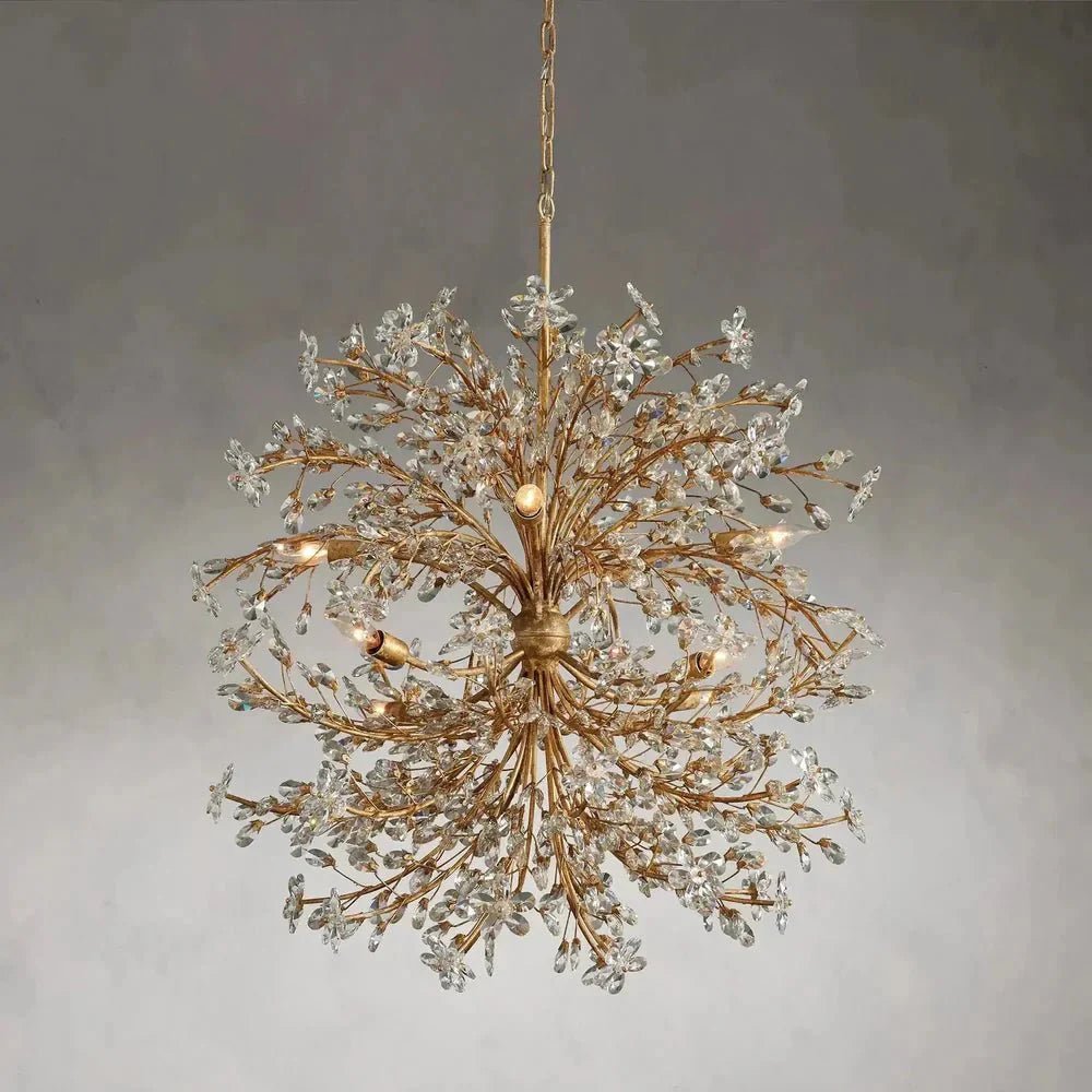 Fiore 8 - Light Round Chandelier - GILDLAMPS