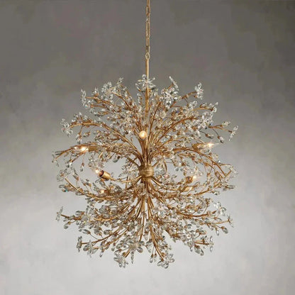 Fiore 8 - Light Round Chandelier - GILDLAMPS