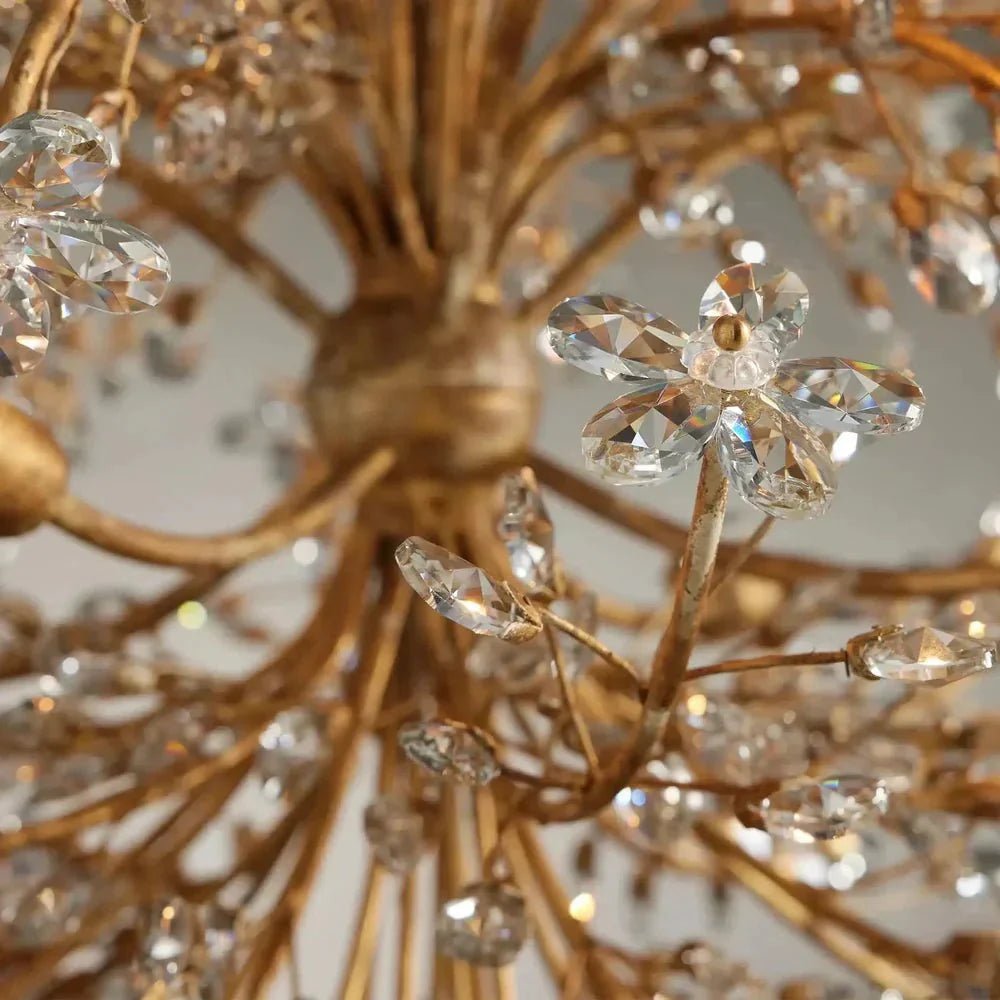 Fiore 8 - Light Round Chandelier - GILDLAMPS