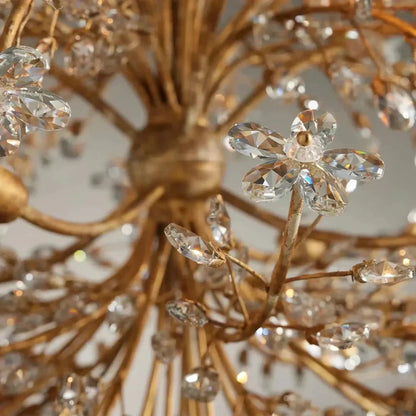 Fiore 8 - Light Round Chandelier - GILDLAMPS