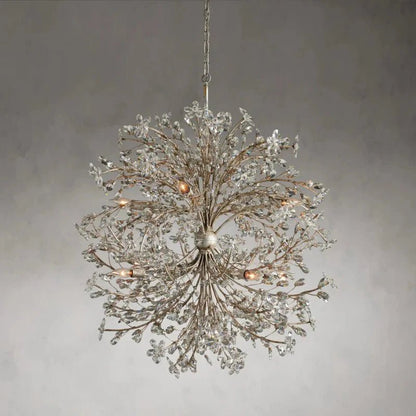 Fiore 8 - Light Round Chandelier - GILDLAMPS