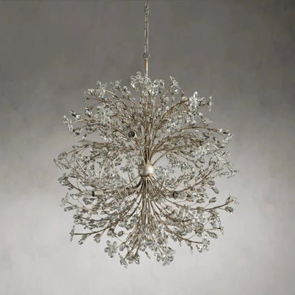 Fiore 8 - Light Round Chandelier - GILDLAMPS