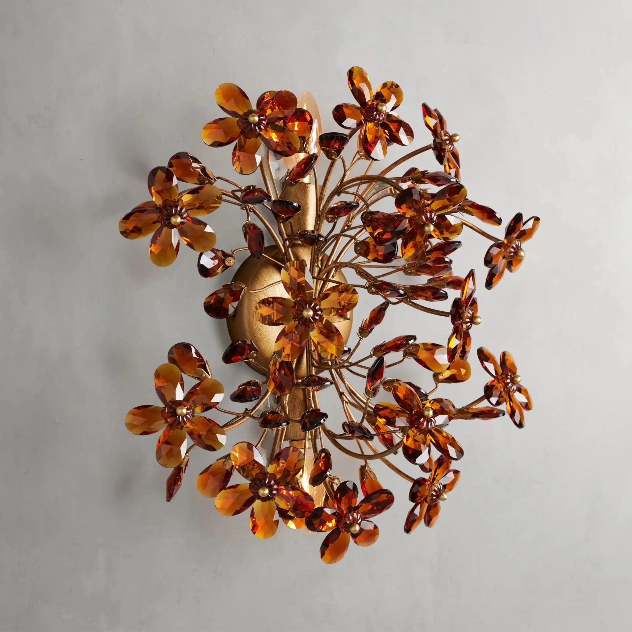 Fiore Colored 2-Light Wall Sconce 14"H - GILDLAMPS