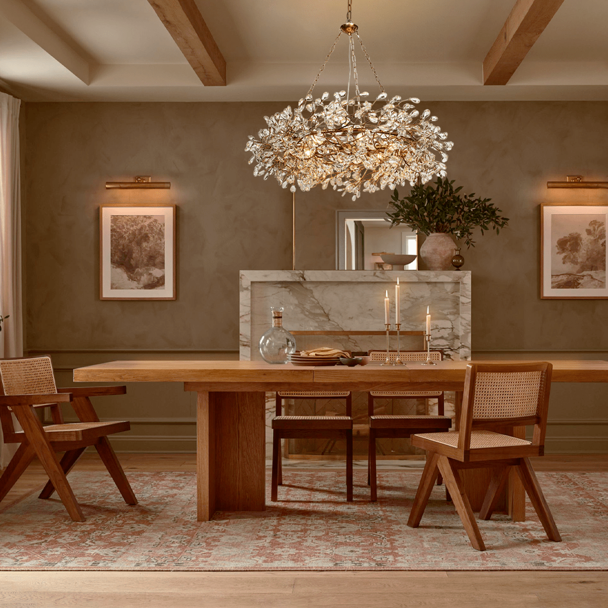 Fiore Crown Chandelier 39''48''60'' - GILDLAMPS