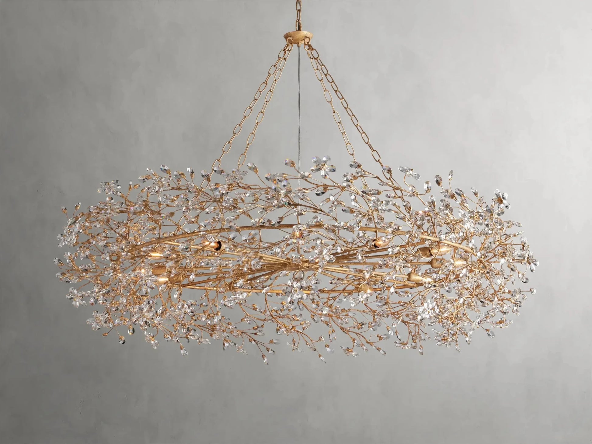 Fiore Crown Chandelier 39''48''60'' - GILDLAMPS