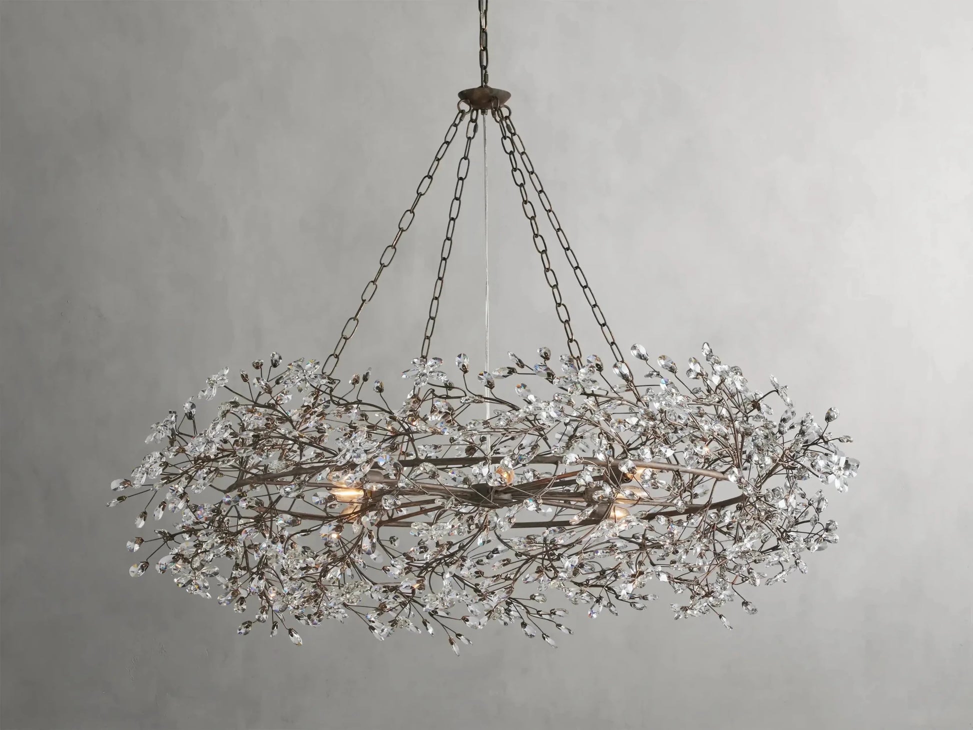 Fiore Crown Chandelier 39''48''60'' - GILDLAMPS