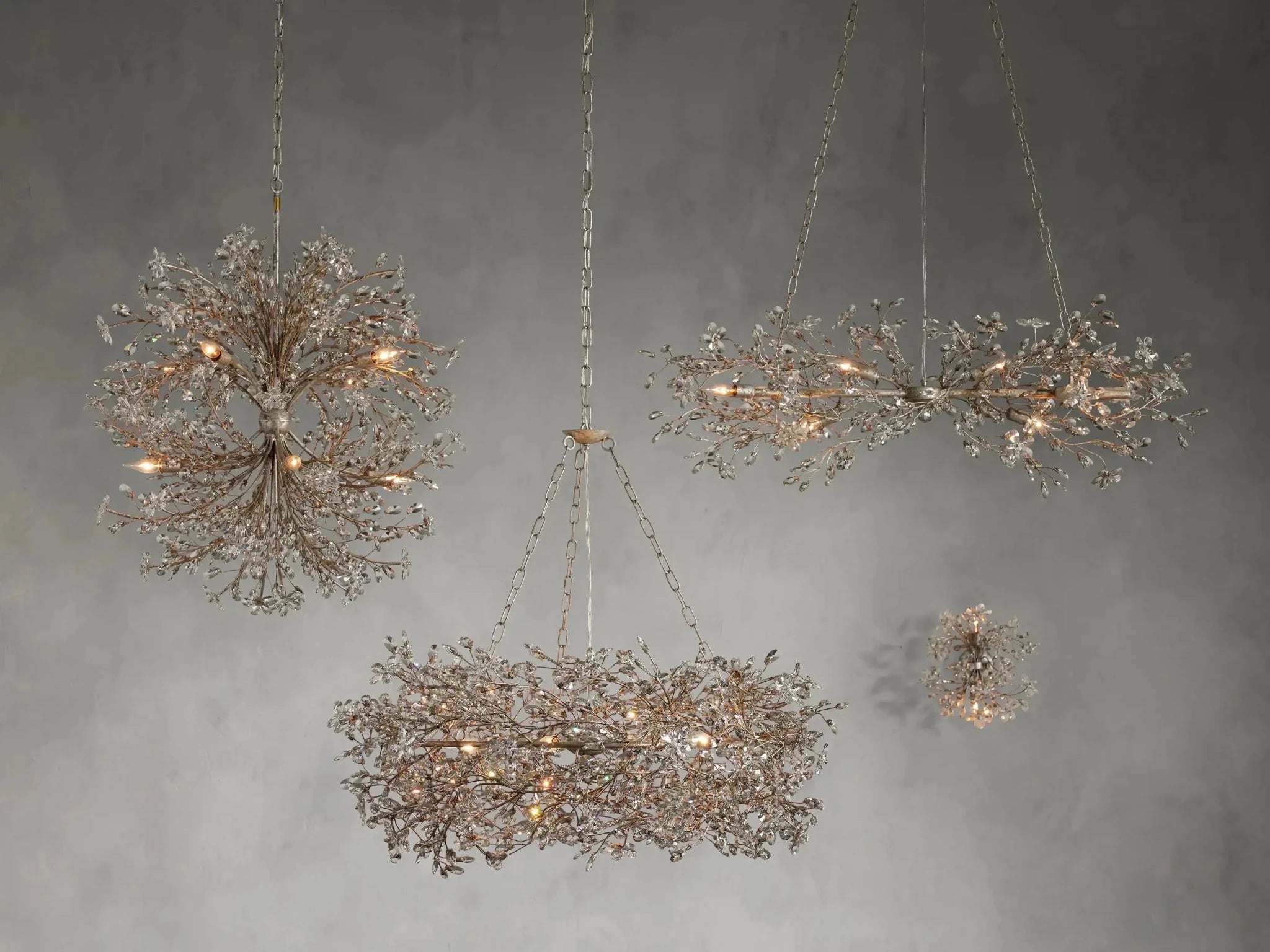 Fiore Crown Chandelier 39''48''60'' - GILDLAMPS