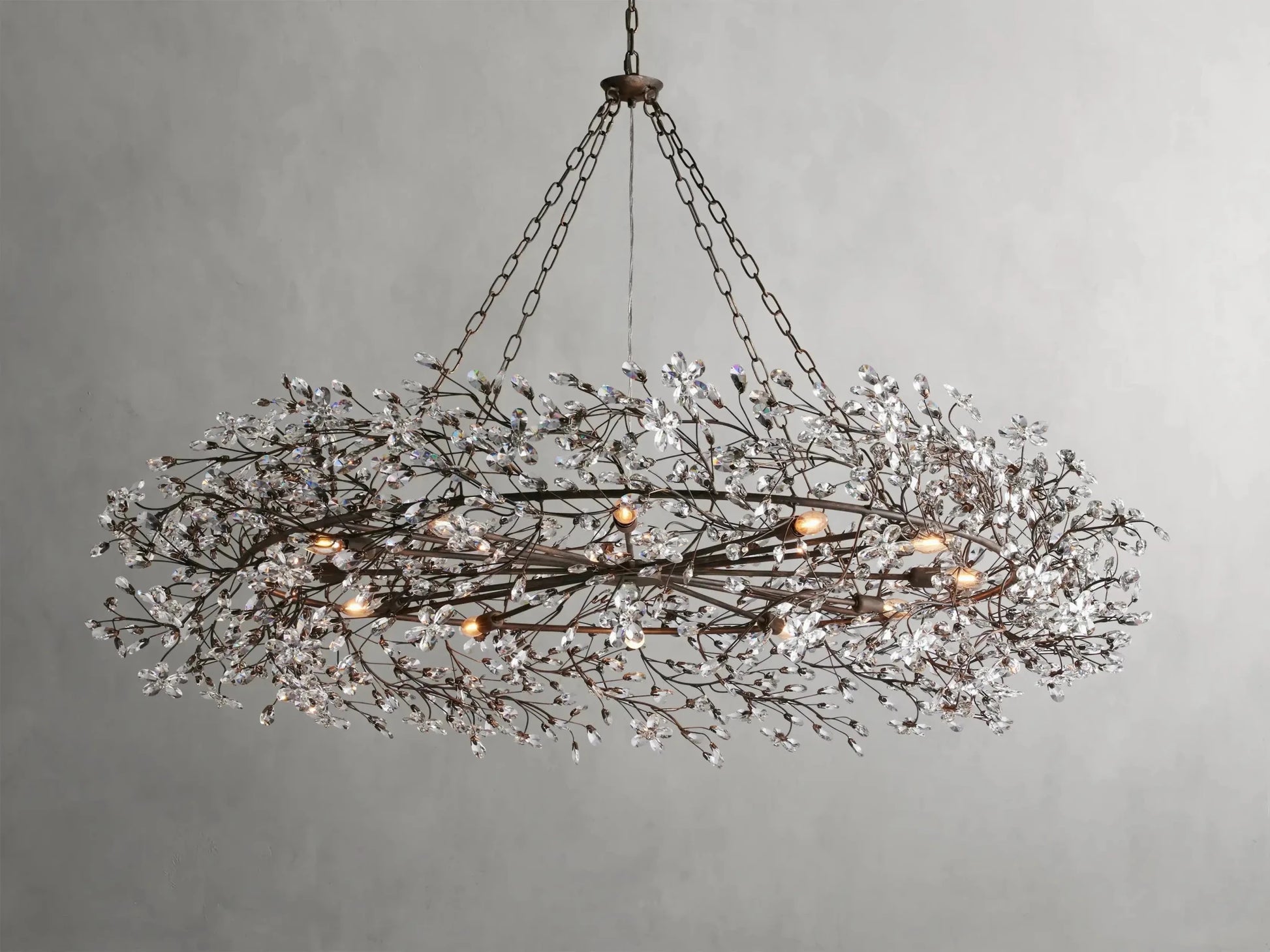Fiore Crown Chandelier 39''48''60'' - GILDLAMPS