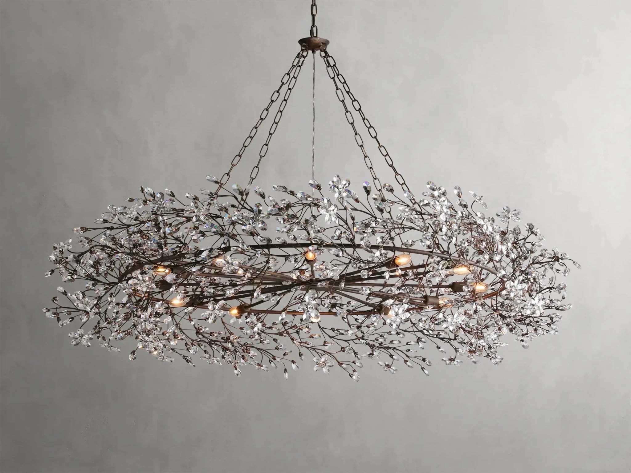 Fiore Crown Chandelier 39''48''60'' - GILDLAMPS