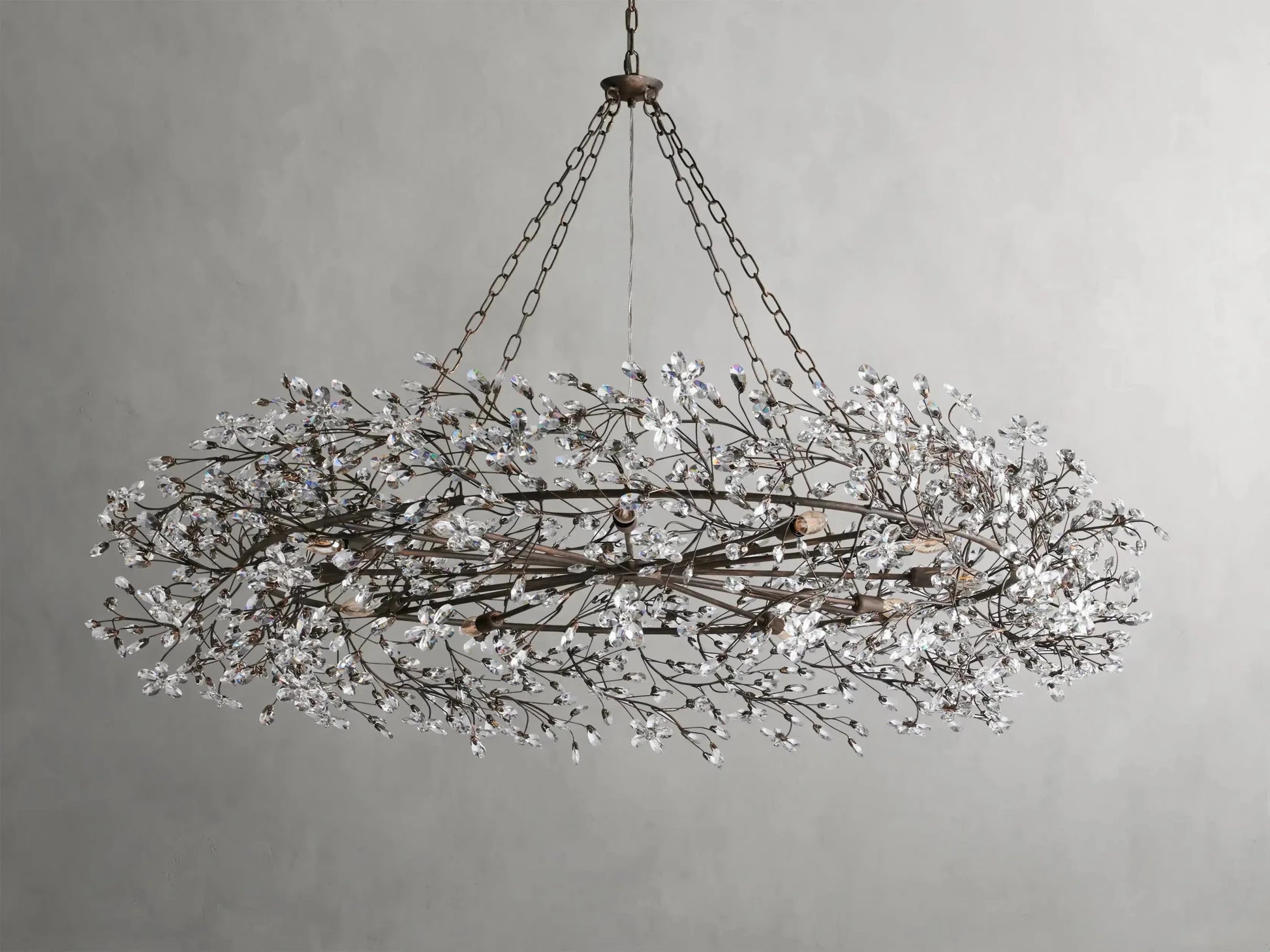 Fiore Crown Chandelier 39''48''60'' - GILDLAMPS